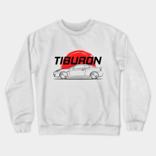 The New Tiburon Coupe Restyling Racing Crewneck Sweatshirt